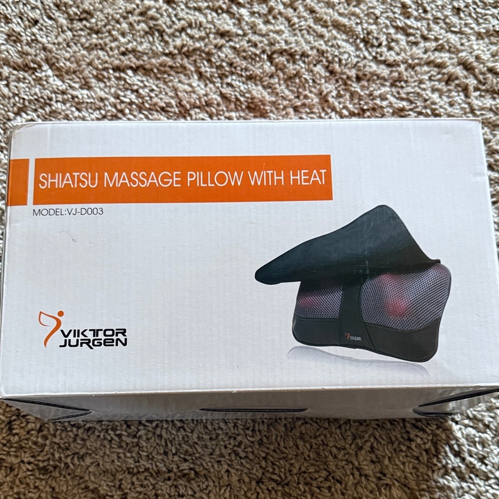 Viktor Jurgen Shiatsu Massage Pillow with Heat